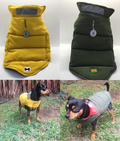  Dogs  vests double face QR APP